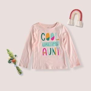 Carter's Kids Pink Graphic Tee - Cool Like My Aunt